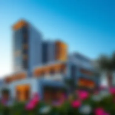 Stunning Architectural Design of Majan One Residences Exterior view of Majan One Residences showcasing modern architecture