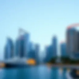 Stunning skyline of Marina Bay, showcasing modern architecture