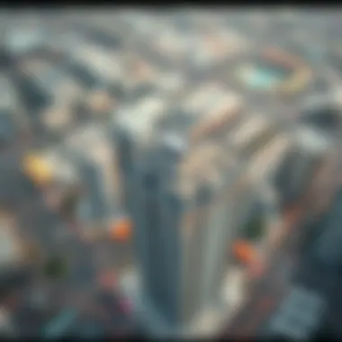 Aerial Perspective of Maryam Plaza Aerial view of Maryam Plaza showcasing its modern architecture and layout