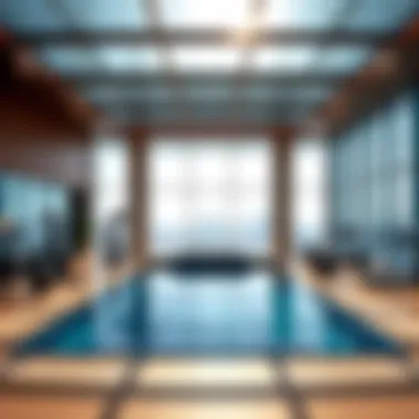 Amenities in Mont Rose Tower including pool and gym facilities
