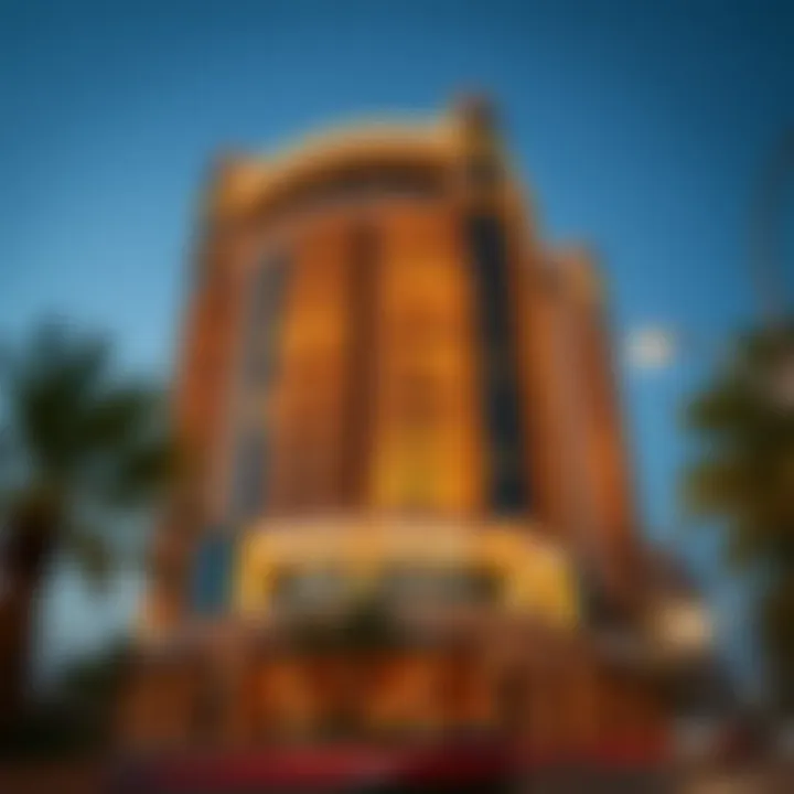 Stunning exterior view of Mont Rose Tower highlighting architectural design