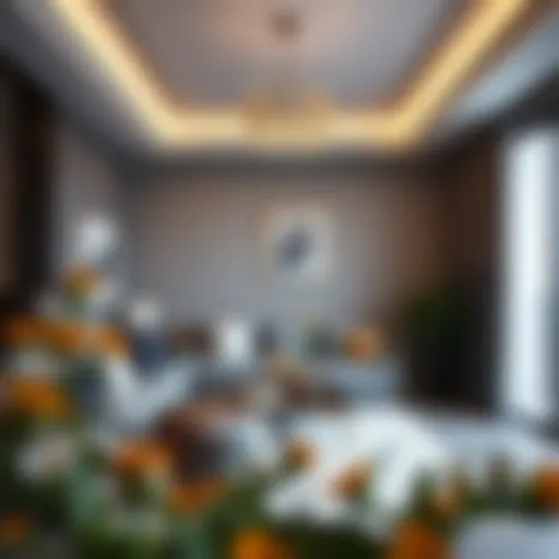 Modern apartment interior showcasing stylish decor