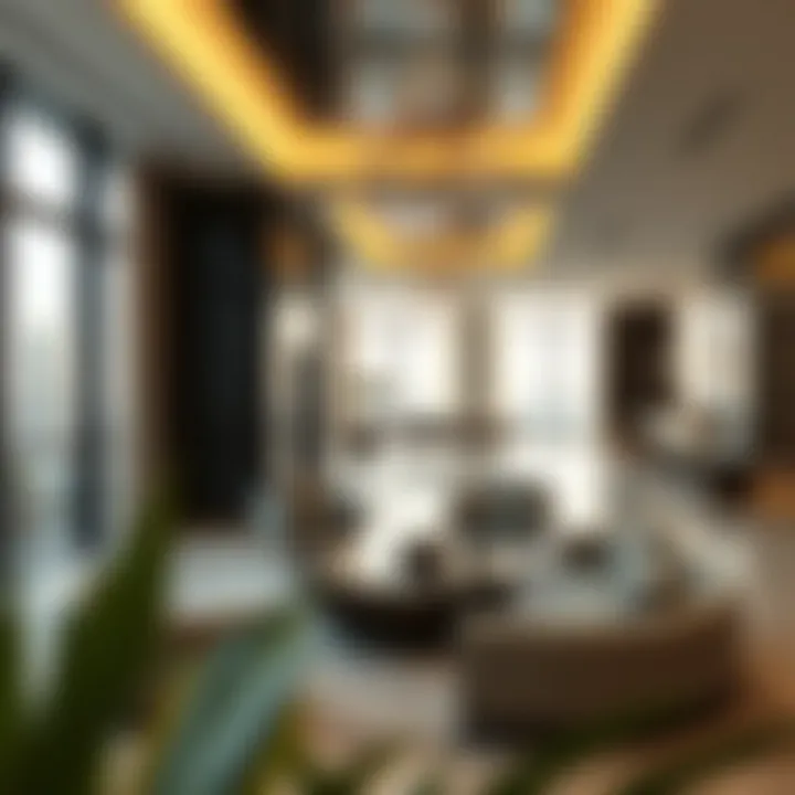 Luxurious amenities within Nasmah Tower's common areas