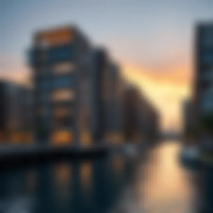 Contemporary Living Spaces in Dubai Creek Harbour Modern residential buildings in Dubai Creek Harbour