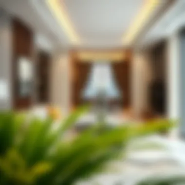 Modern Apartment Living Cozy interior of a modern rented apartment in Dubai