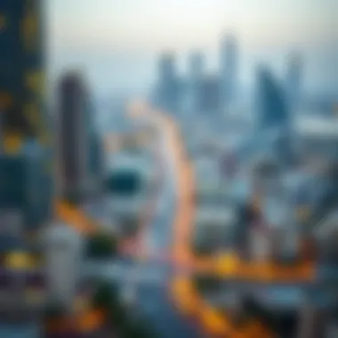 Popular Rental Neighborhoods Map highlighting popular neighborhoods for rentals in Dubai