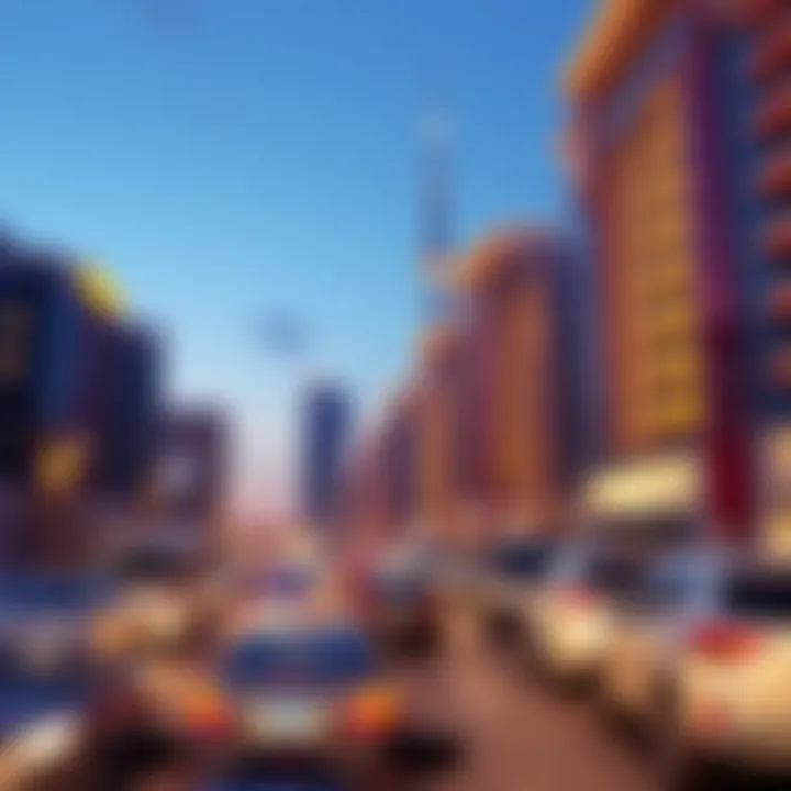 Trends in real estate market depicted through graphical representation