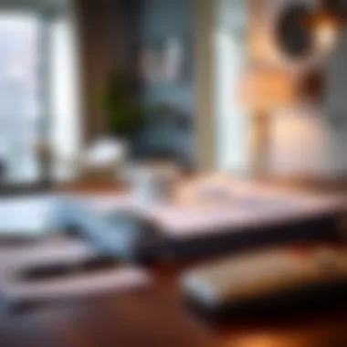 Financial documents and budgeting tools on a table, showcasing the importance of financial planning in shared living