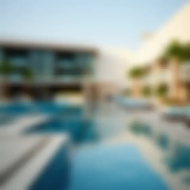 Sophisticated Amenities at Olivia Residence Amenities including a swimming pool and fitness center