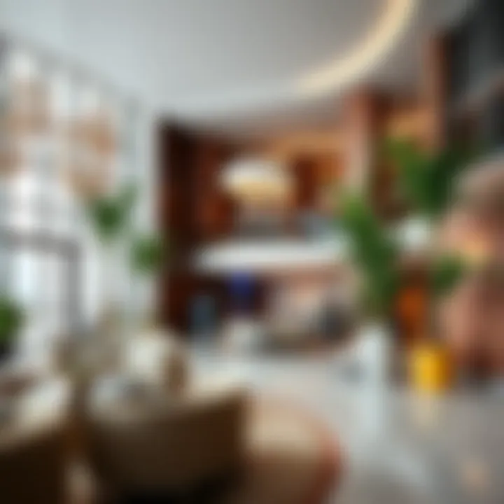 Vibrant community spaces and amenities within One Za'abeel