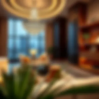 Interior design showcasing luxury amenities within One Za'abeel