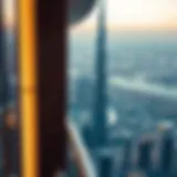 Panoramic view of One Za'abeel towering in the Dubai skyline