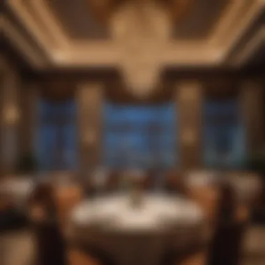 Elegant dining experience at one of the hotel’s signature restaurants