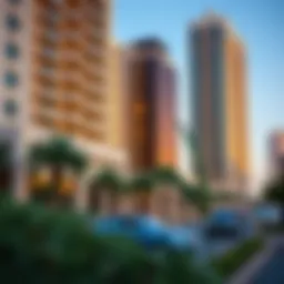 Stunning architectural view of Park Heights Square