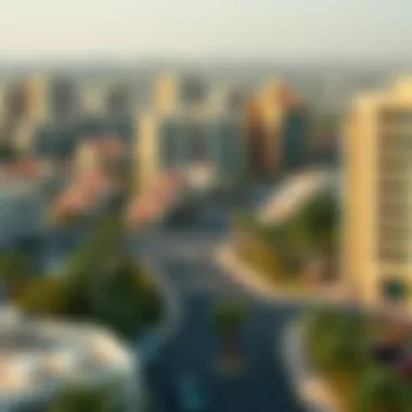 Scenic surrounding neighborhoods of Park Heights Square