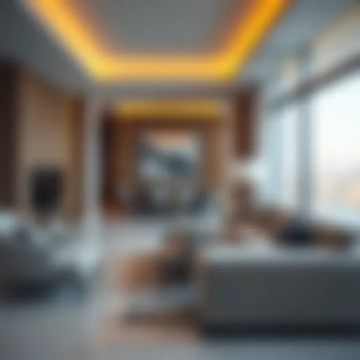 Luxurious Living Space Luxurious living space in Pearl Marina Hotel Apartments