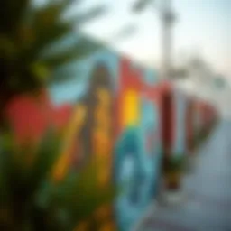 Artistic mural showcasing the creative spirit of Al Quoz