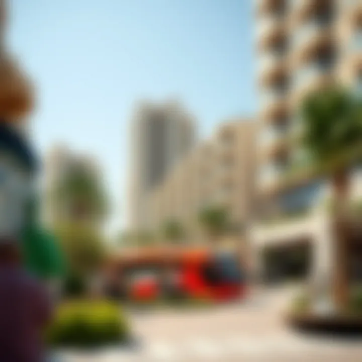 Vibrant community life around Radiant Square