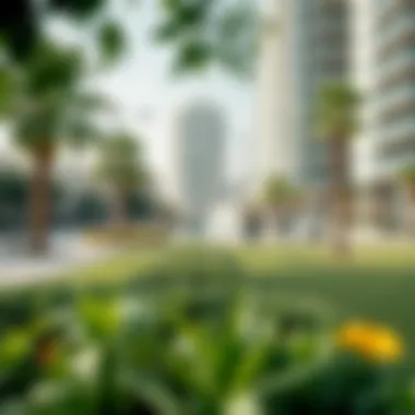Vibrant community life at Reem Island with lush parks and waterfront
