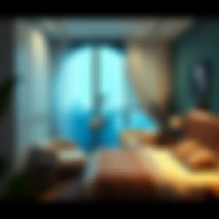 A cozy room interior reflecting the cultural essence of Satwa