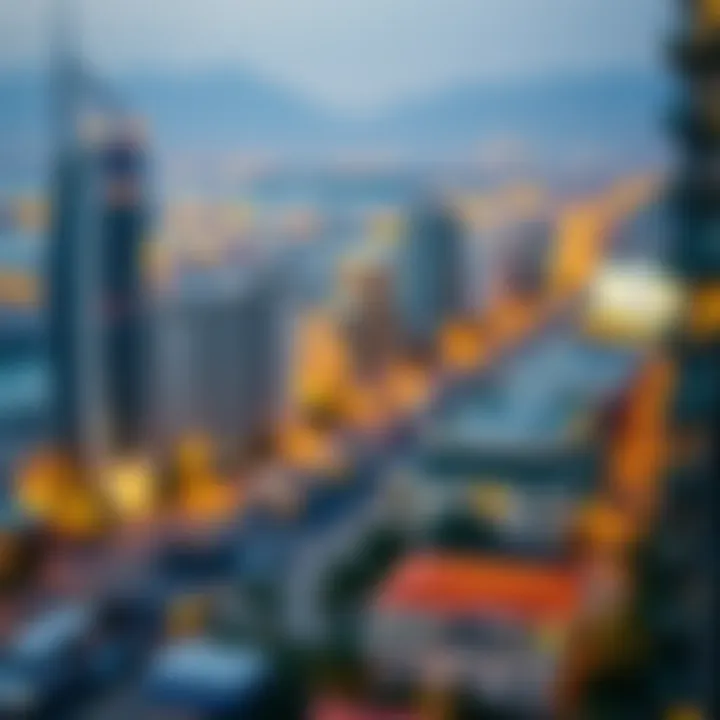 Key Neighborhoods for Studio Rentals in Dubai Map highlighting popular neighborhoods in Dubai