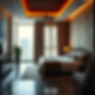 Cozy Room Interior in Deira Cozy room interior highlighting rental features in Deira