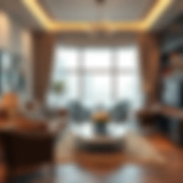 Cozy Living Area Showcasing Bur Dubai's Charm Cozy living area showcasing Bur Dubai's charm