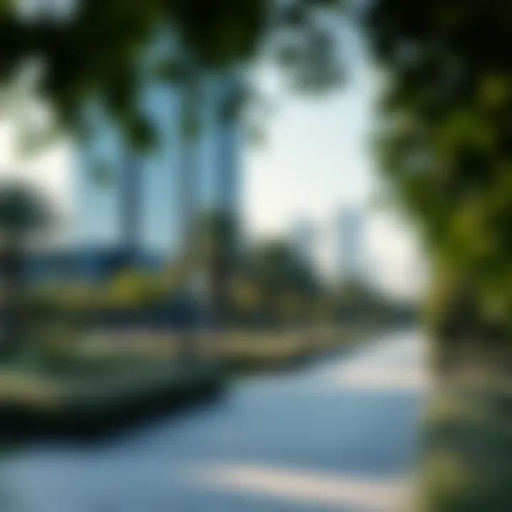 Natural Beauty Near Salma Tower Lush green spaces surrounding Salma Tower