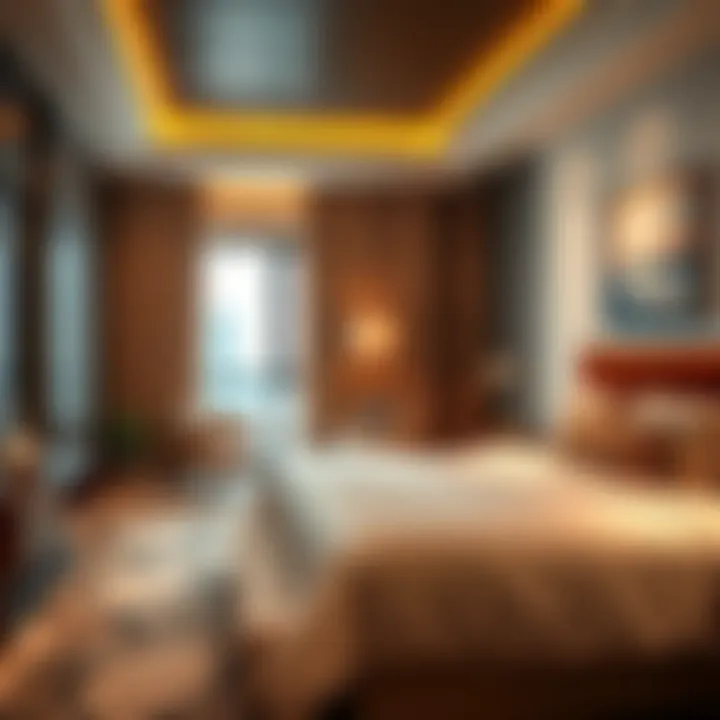 Stylish Bedroom in Savoy Suites Stylish bedroom design in Savoy Suites