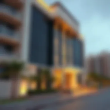 Exterior Architecture of Savoy Suites Exterior view of Savoy Suites showcasing modern architecture