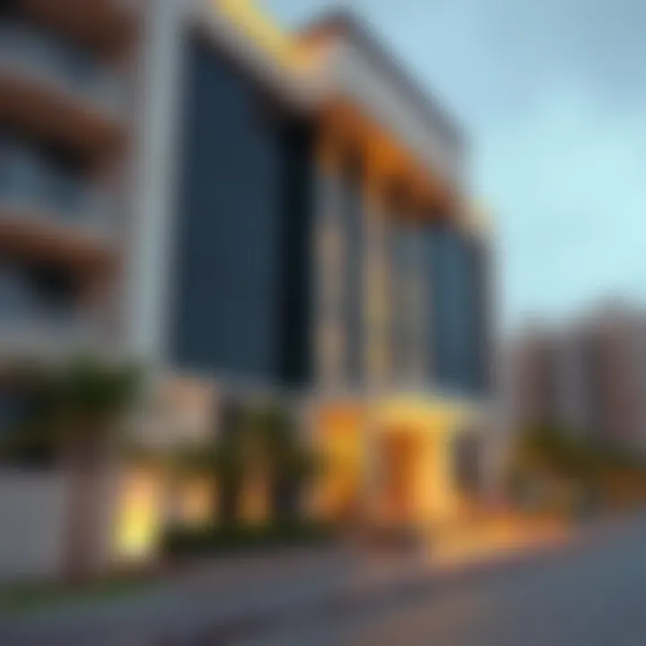 Exterior Architecture of Savoy Suites Exterior view of Savoy Suites showcasing modern architecture