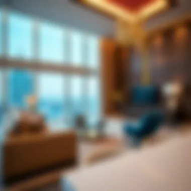 Luxurious Living Room at Savoy Suites Luxurious living room setup in a Savoy Suite