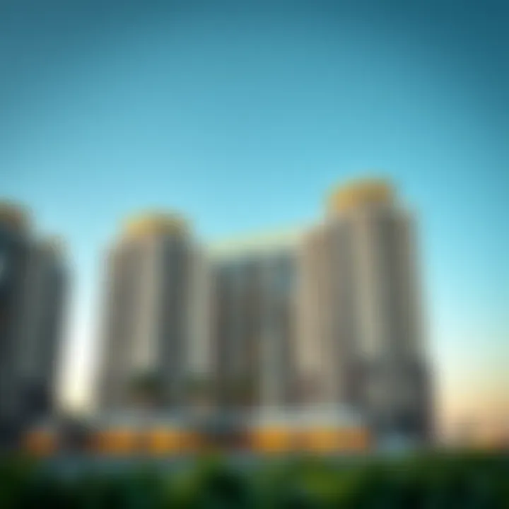 Modern architectural design of Shams JBR residences