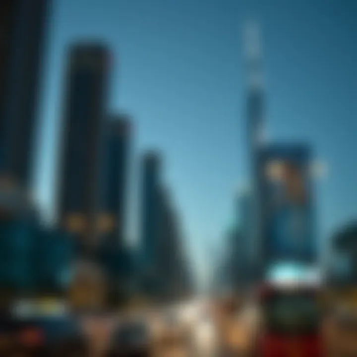 Iconic Skyscrapers of Sheikh Zayed Road Stunning skyscrapers lining Sheikh Zayed Road