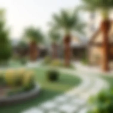 Green Spaces in Shorooq Land Green spaces and communal areas enhancing lifestyle in Shorooq Land