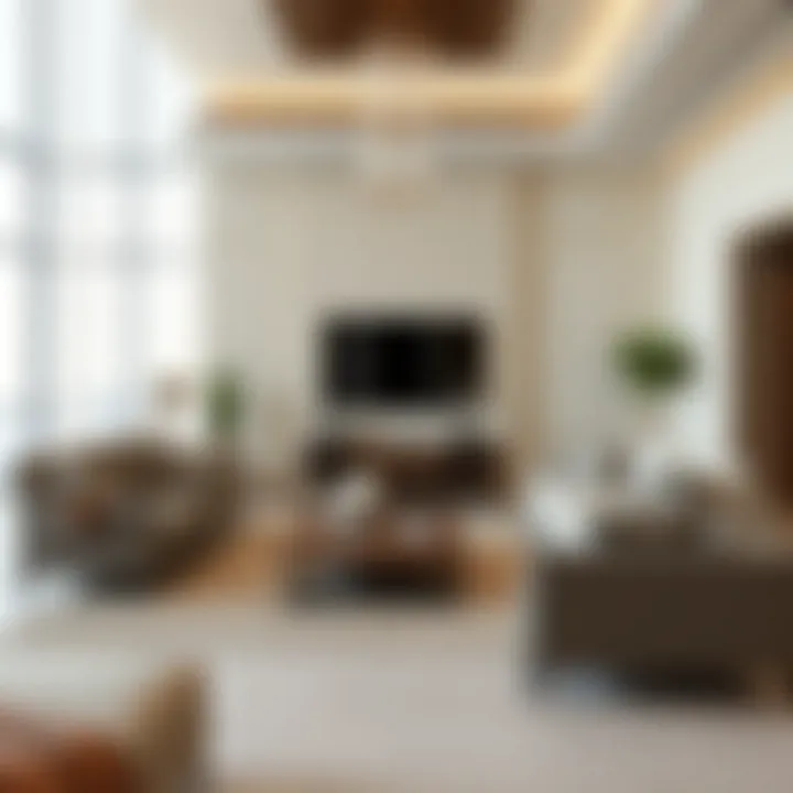 Living Area in Shorooq Land Luxurious living area showcasing modern interior design