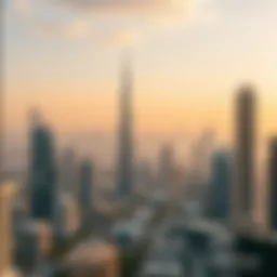 Stunning skyline view of Shorooq Land development