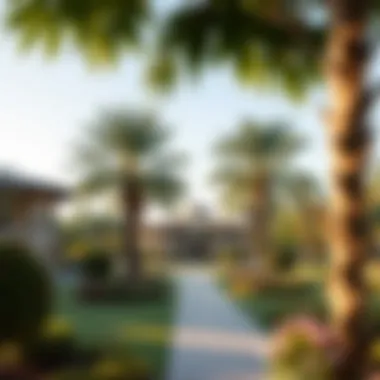 Beautiful landscaped gardens and recreational spaces in Sobha City