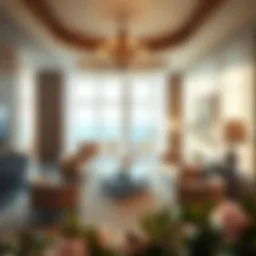Luxurious interior of Sofitel The Palm Apartments showcasing elegant decor