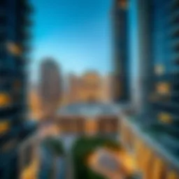 Aerial view showcasing the architectural elegance of Soho Square