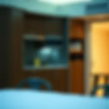 Essential Amenities in Furnished Studios Amenities available in Al Nahda furnished studios, including kitchen appliances