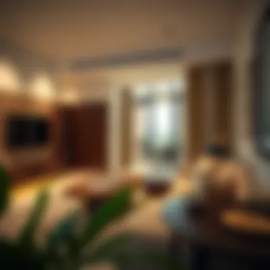 Comfortable Studio Living Environment Relaxed living environment in a studio apartment