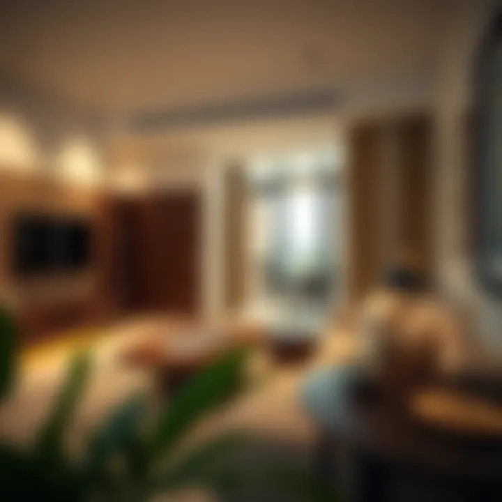 Comfortable Studio Living Environment Relaxed living environment in a studio apartment