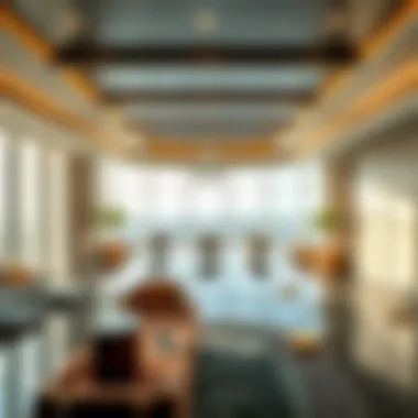 Luxurious Interior Amenities of Tamouh Tower Interior amenities showcase of Tamouh Tower