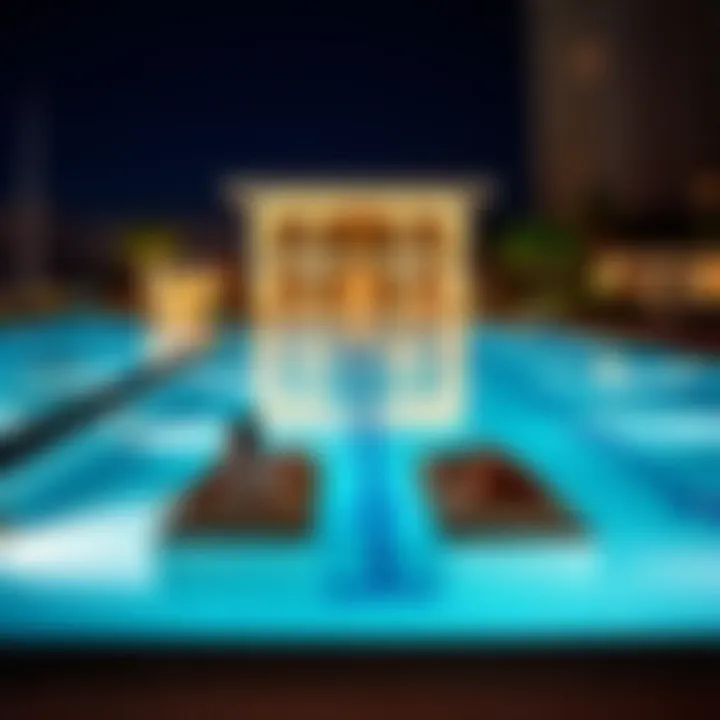 Relaxation and Leisure at the Infinity Pool Infinity pool and leisure area at The Court Residence