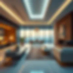 Luxurious interior of The Court Residence showcasing modern design