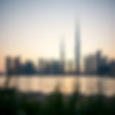 Stunning Skyline of The Cove Striking skyline view of The Cove at Dubai Creek Harbour