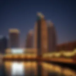 Scenic view of The Cove Emaar waterfront
