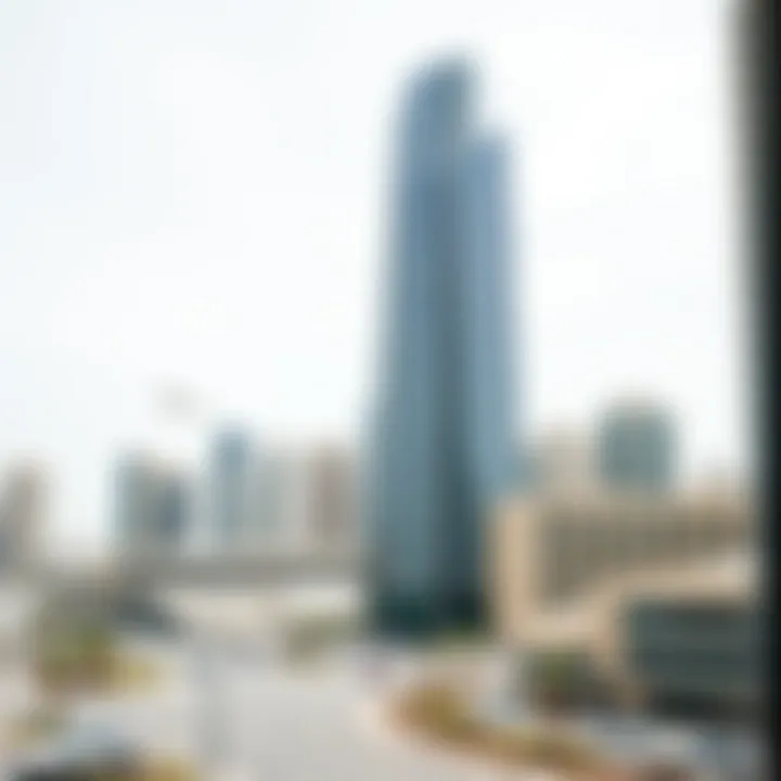 The Opus within Business Bay's Urban Landscape Business Bay skyline featuring The Opus