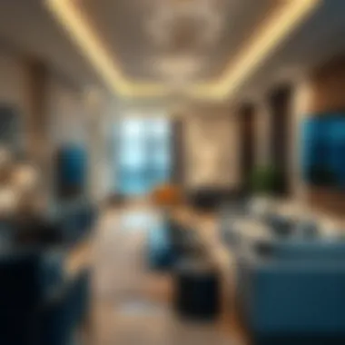 Luxury Apartment Interior Luxurious apartment interior showcasing contemporary design